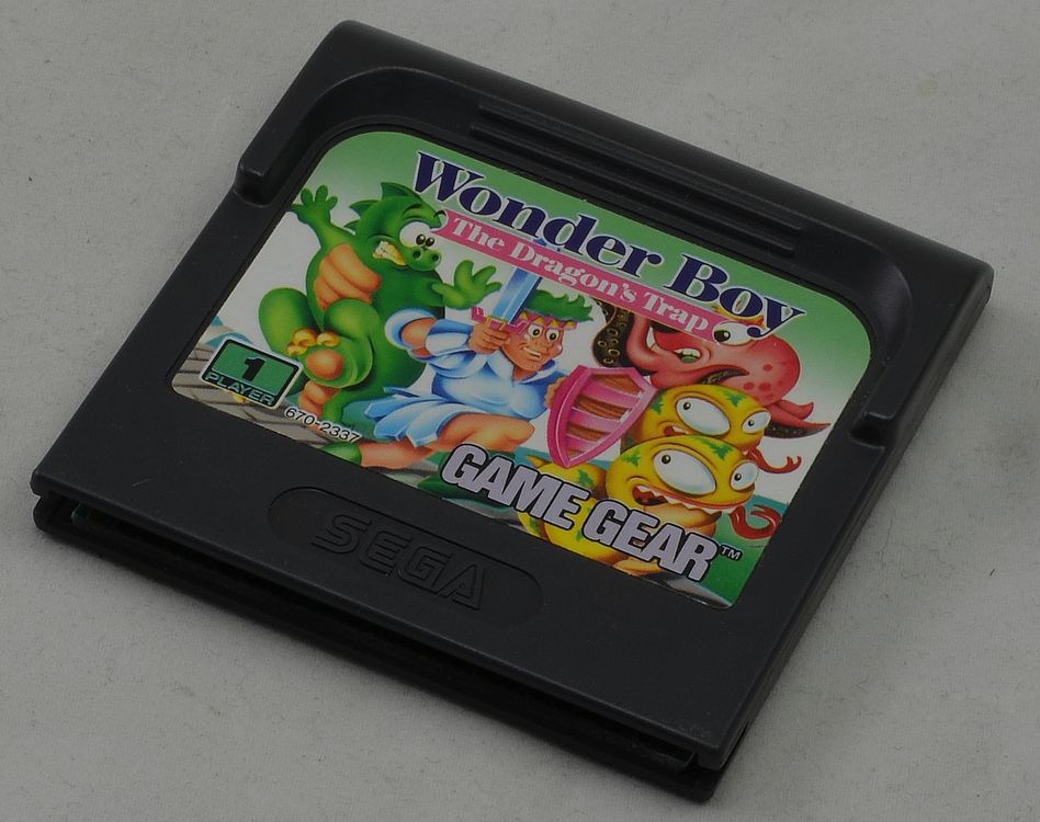 Jeu Sega Game Gear Wonder Boy The Dragon's Trap - Bon état, Avec Notice, Rétro Gaming