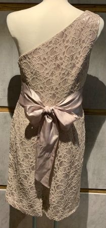 Apart Cocktail Party Kleid Gr.40 Spitze Satin, One Shoulder