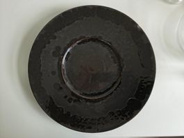 Handgefertigte Vintage Keramikplatte von Krebs-Nencki