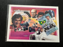 Senna Ayrton Formel 1  Niger  1996  Block  ** (A1237)