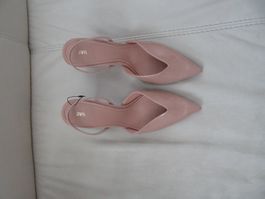 Damen Sandalette/ Sling Pumps Gr 40 ZARA