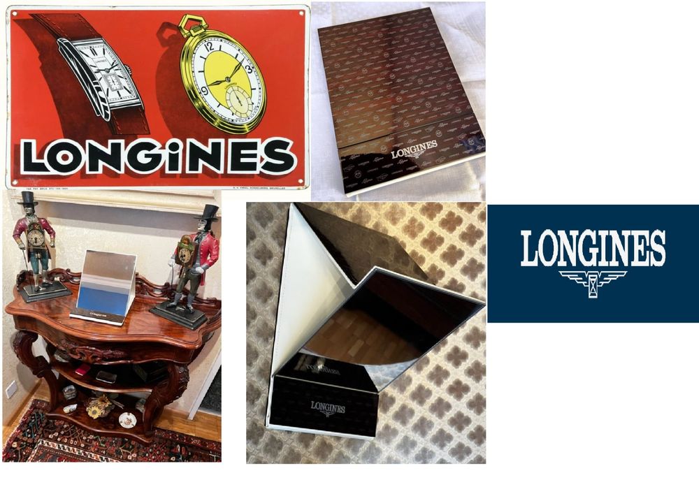 LONGINES WERBE SPIEGEL SHOW DISPLAY RARIT T sch n Acheter sur