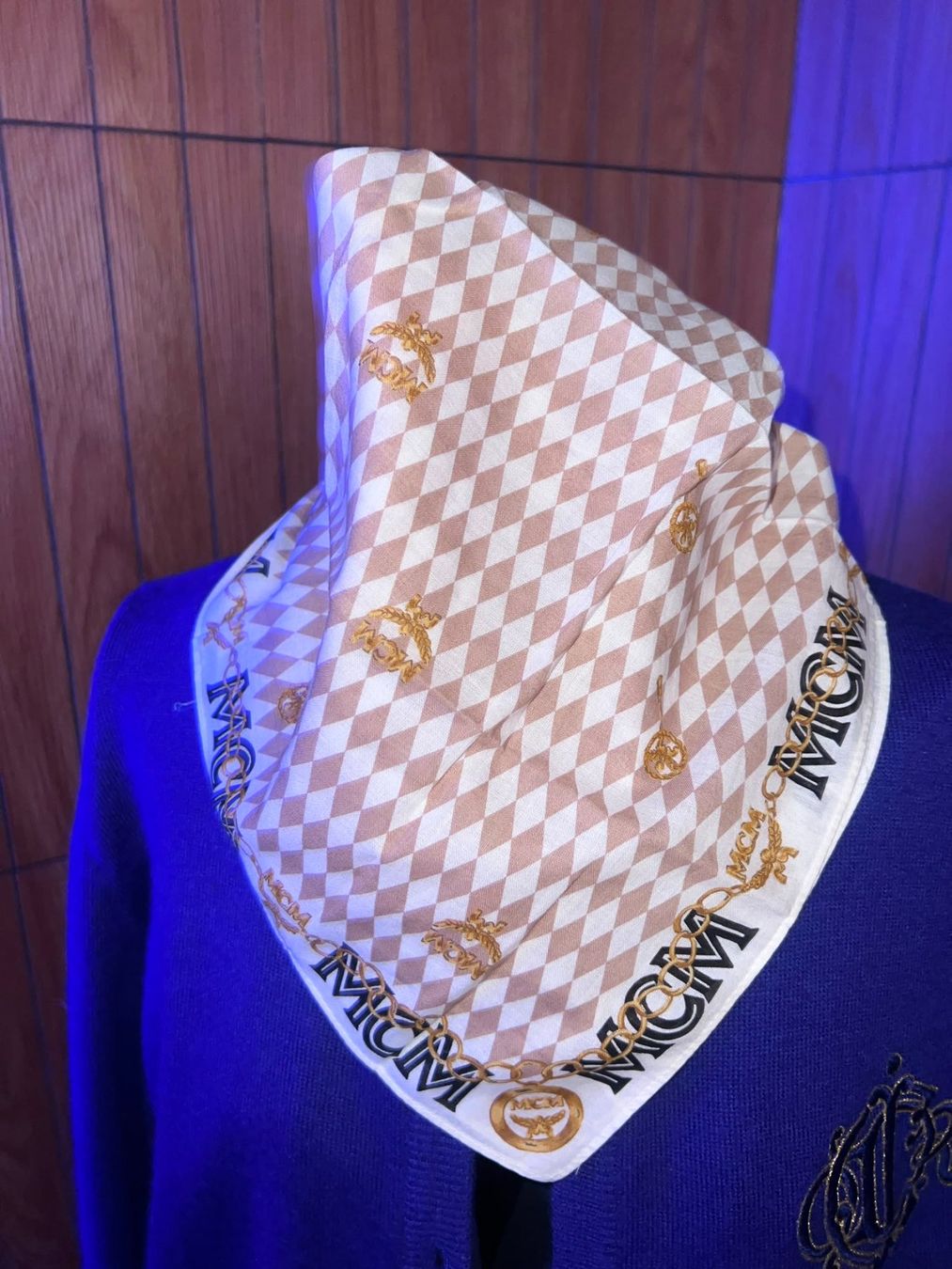 Mcm Foulard & Sciarpe: MCM Vintage Tuch 45x45 cm Baumwolle – Nuovo (secondo la descrizione) da Winterthur venduto da Dejv