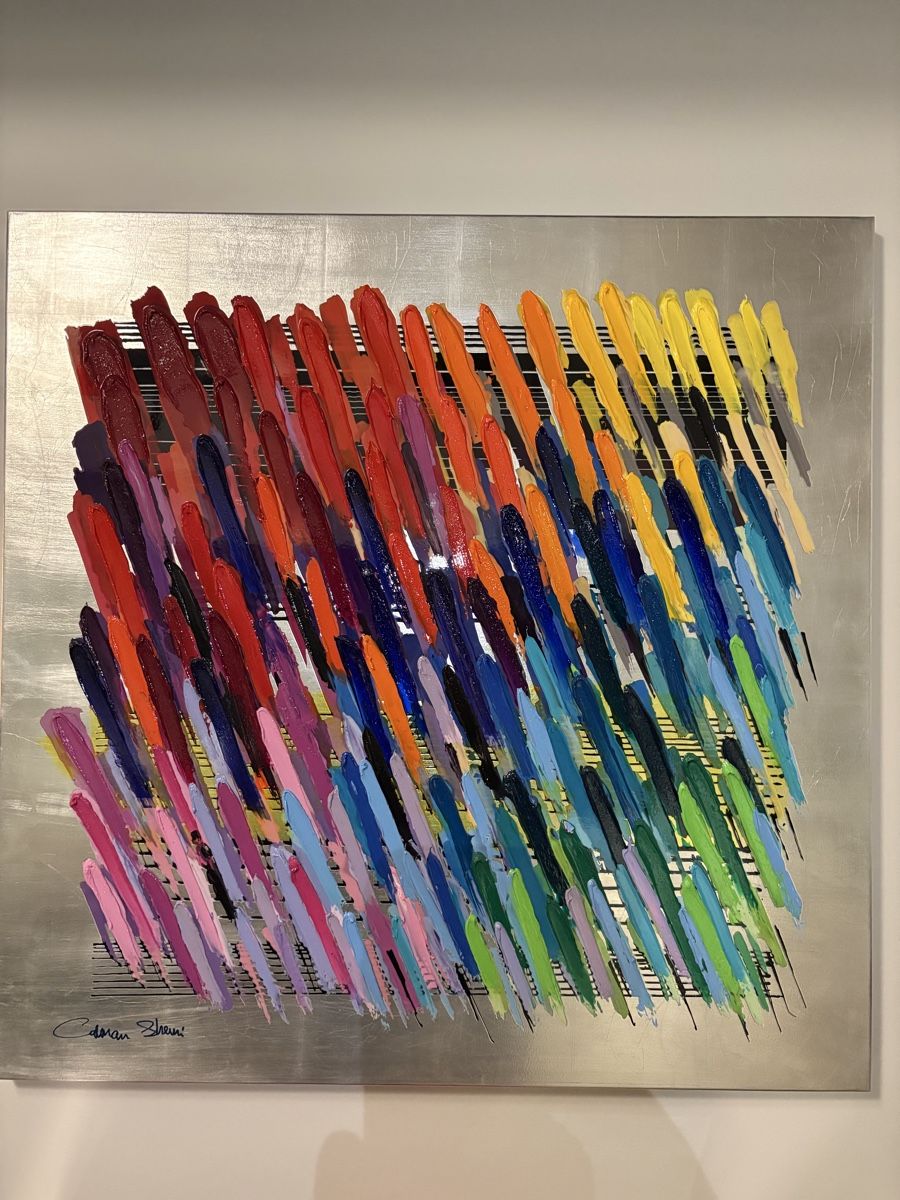 Dipinti: Tableau Calman Shell Silver Notes 100x100cm – Nuovo (secondo la descrizione) da Blonay venduto da mic_2nr7