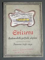 Schweizer Alpenpost 1938/39 / Grafik Thöny / Postauto PTT