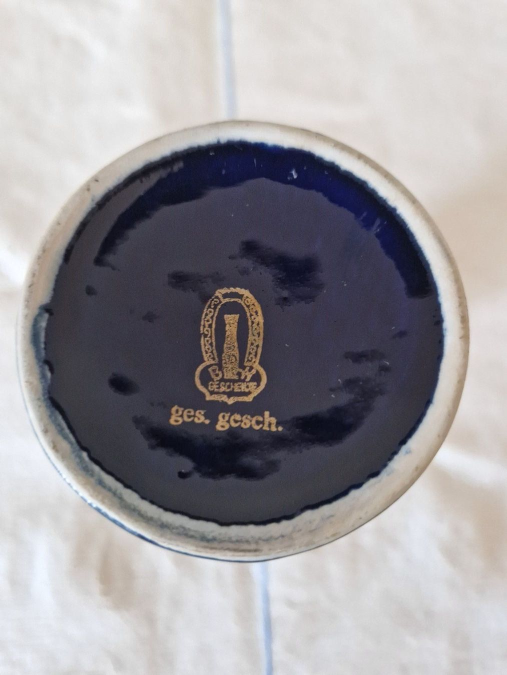 Vasen & Gefässe: Cobalt Vase – Gebraucht aus Bern von Antikbatik 4