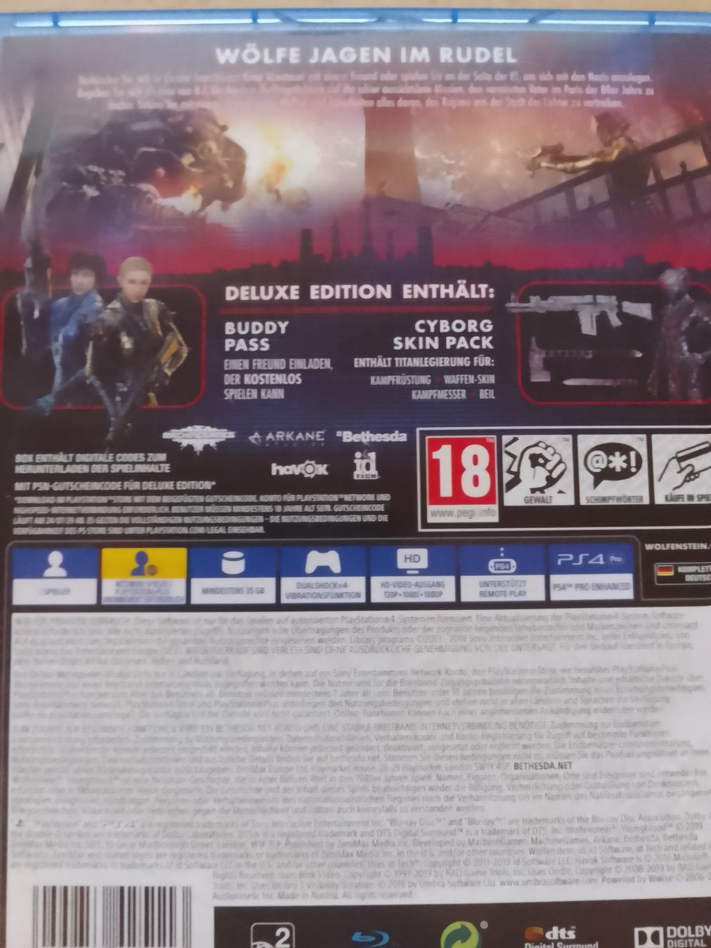 Giochi: Wolfenstein young blood PS4 – Usato da morschach venduto da fbgnfbdbchrigi 1