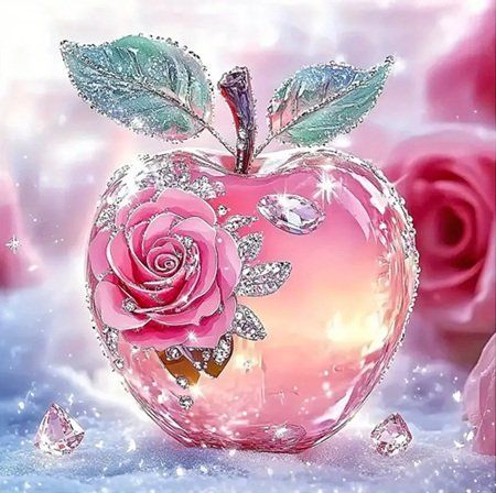 Kit bricolage: Diamond Painting Apfel – Nuovo e nell'imballaggio originale da Schlatt TG venduto da mavo85