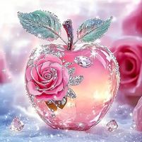 Diamond Painting Apfel