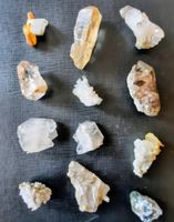 Kristall Set 12 Mineralien / 12 Monate. In Aufbewahrungsbox.