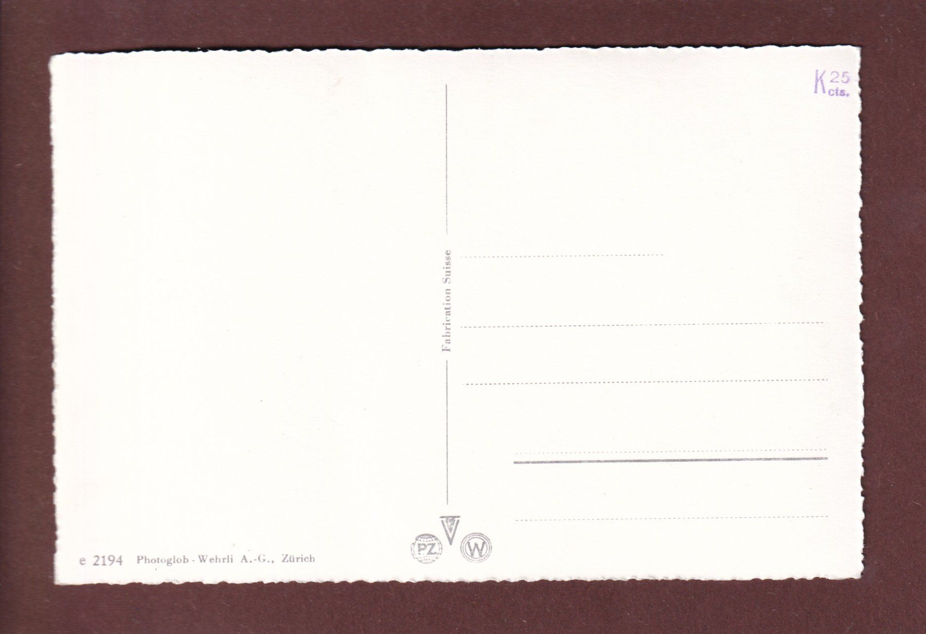 Cartoline postali: RAPPERSWIL – Usato da Pully venduto da nicecards 1