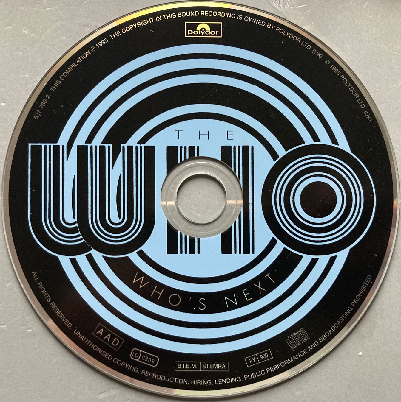 CD: THE WHO - WHO'S NEXT – Usato da Poliez-Pittet venduto da Newtown-Records 2