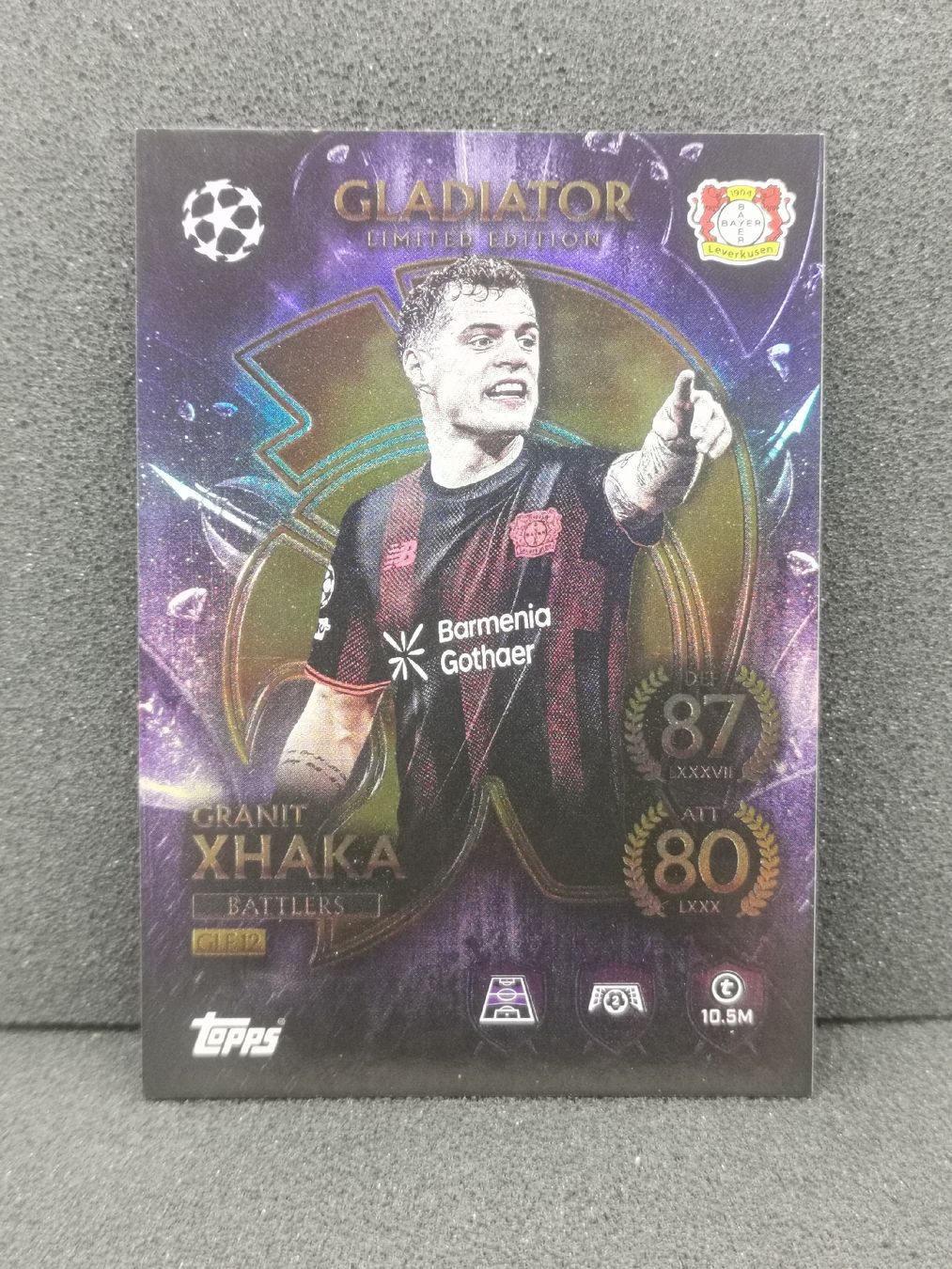 Topps Carte collezionabili: Match attax 2025 /26 Granit Xhaka Gladiator  – Usato da Einsiedeln venduto da sza_588x