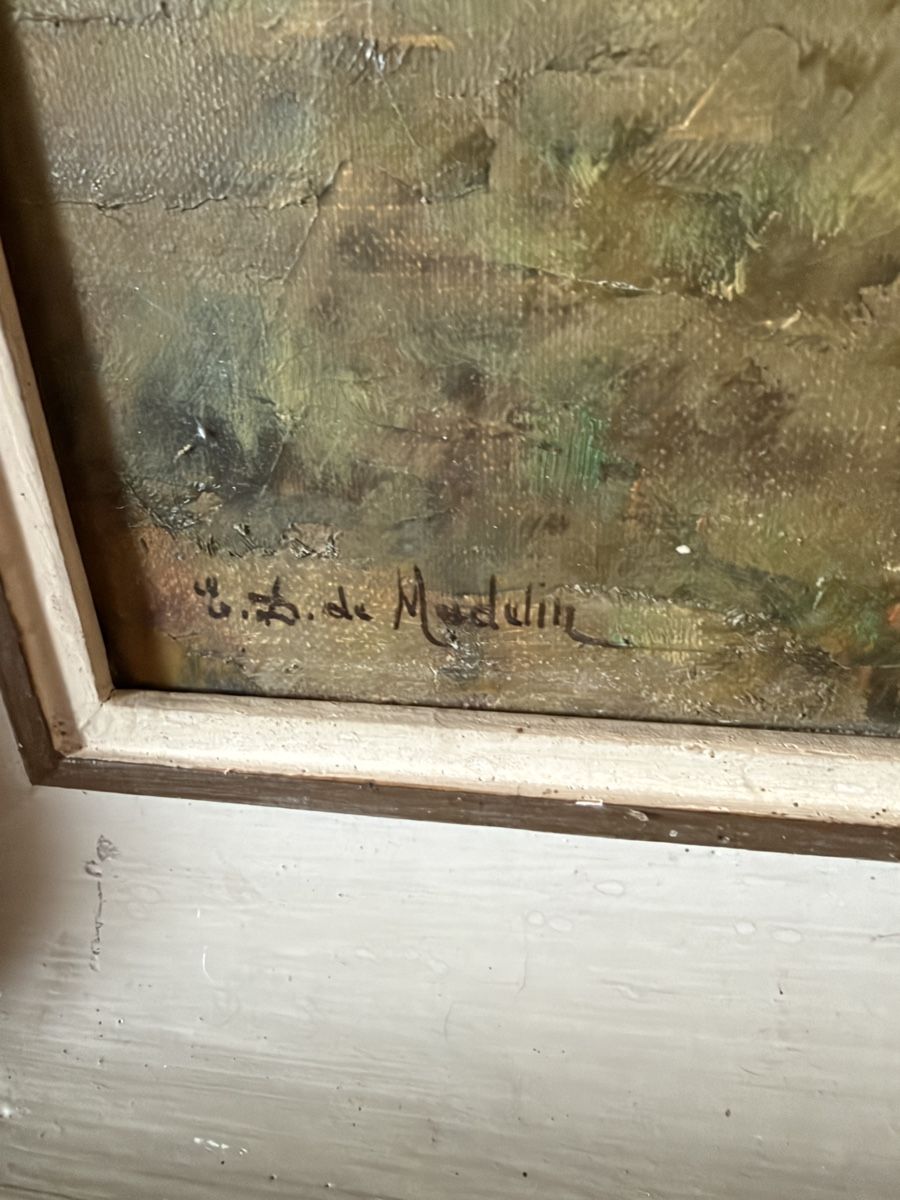 Dipinti: Tableau original E. B. de Madelin – Usato da Bretigny-sur-Morrens venduto da NTR973 2