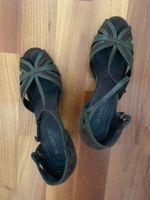Bianco Brown & Olive Heels - EU 38