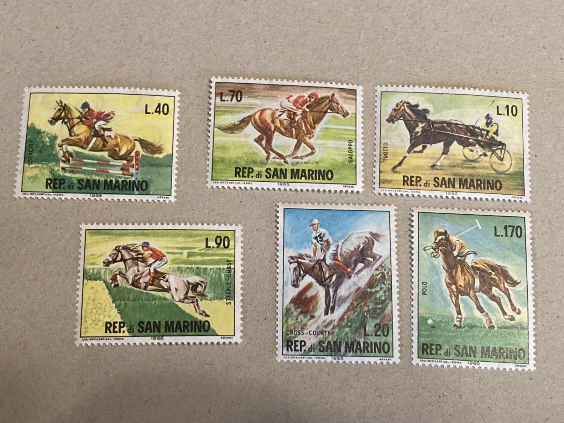 Alle Briefmarken: Timbres Saint-Marino – Neu (gemäss Beschreibung) aus Bassecourt von CALUMET-X