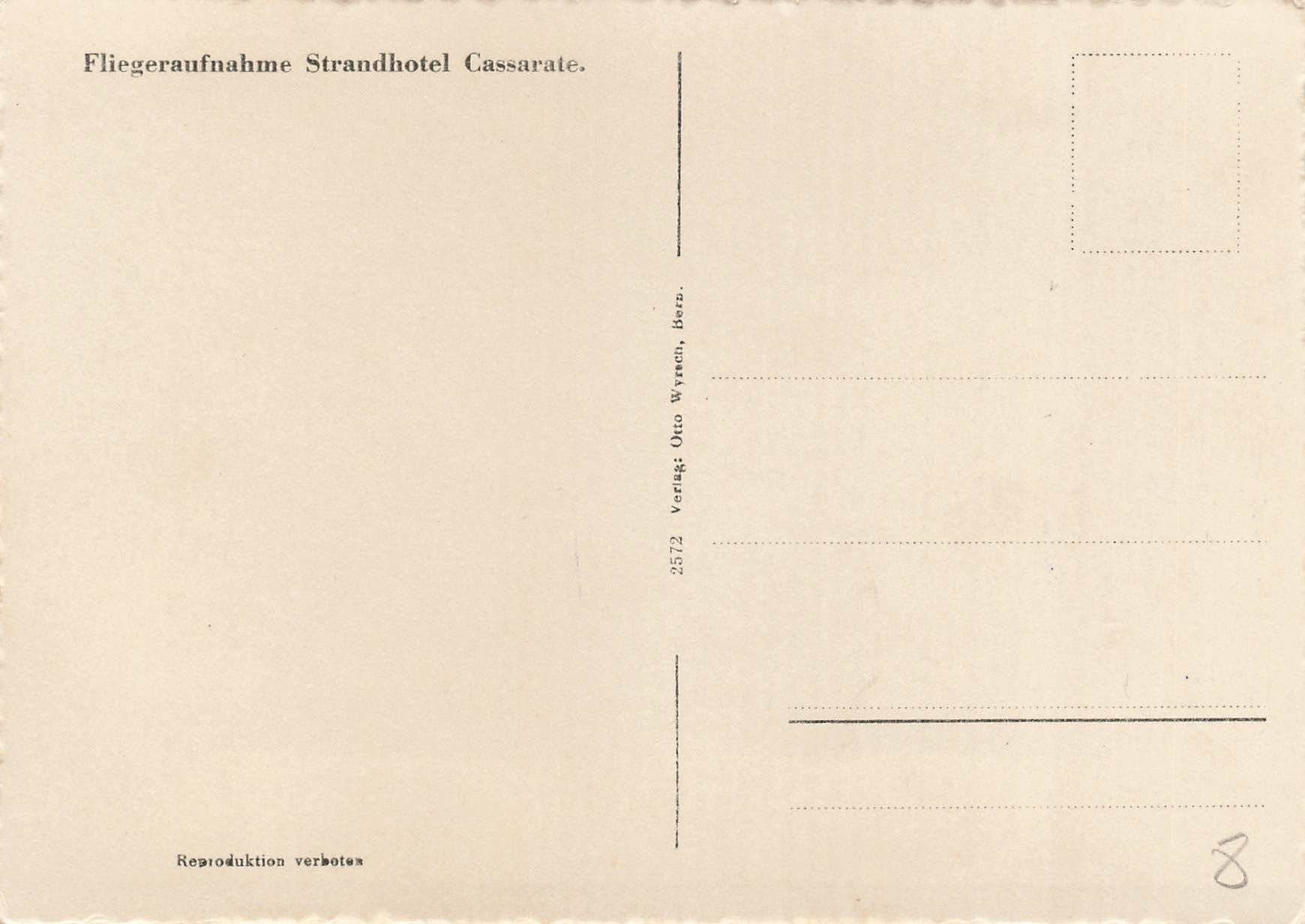 Ansichtskarten: Lugano Cassarate – Gebraucht aus Biasca von Blenio71 1