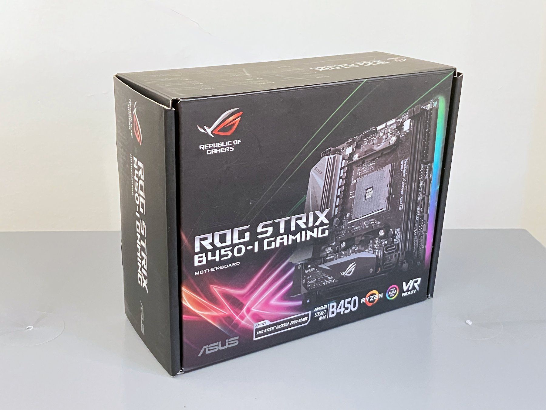 Asus Cartes mère: ASUS ROG Strix B450-I Gaming - Mini-ITX AM4 – D'occasion à Zürich par sekirkis