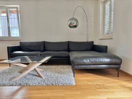 Leather Corner Couch | MOVANI Flemmy | Italian Leather