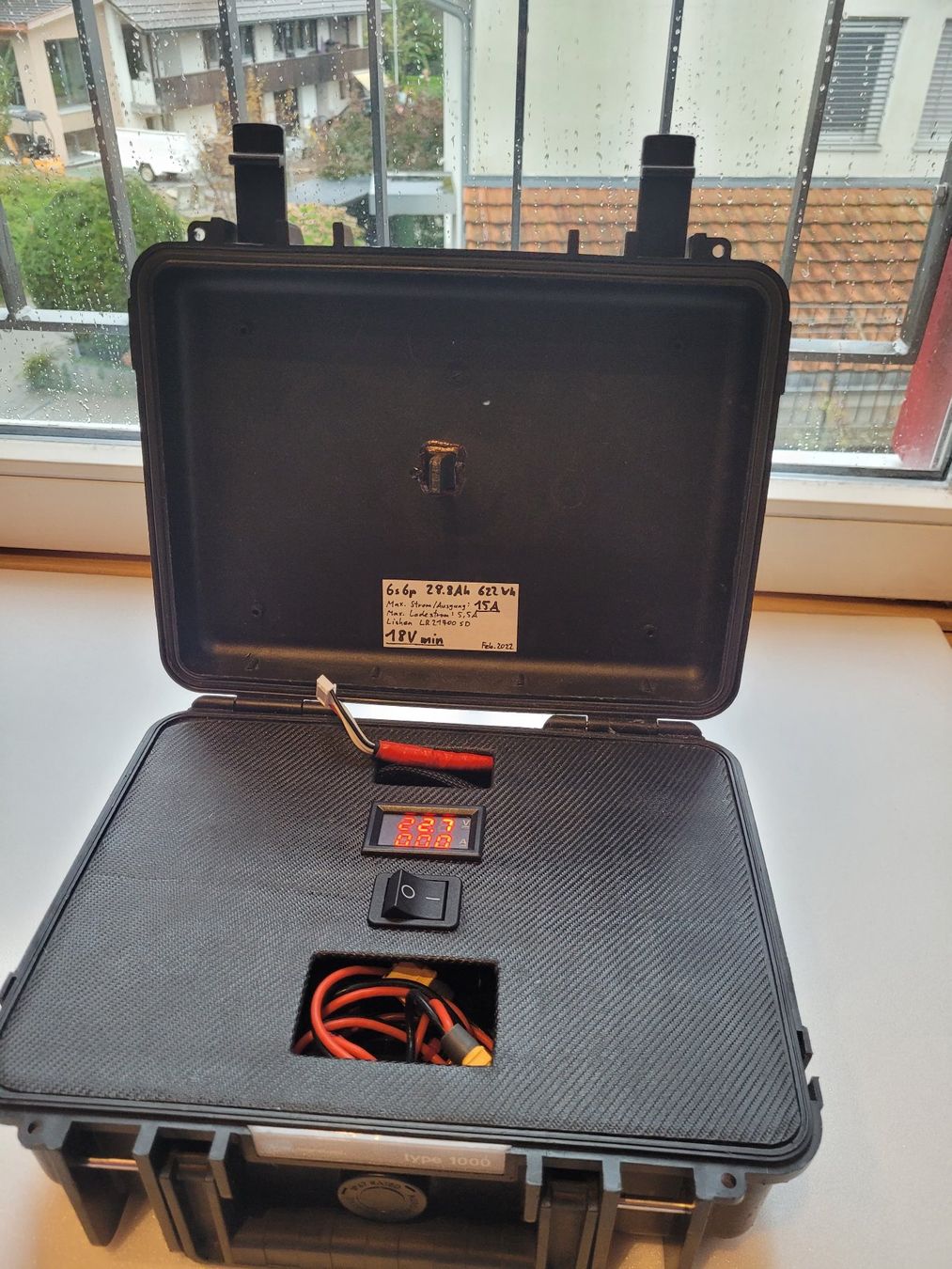 Modellismo RC: 6s 26Ah LiIon Batteriebox – Usato da Greifensee venduto da MichaelD.