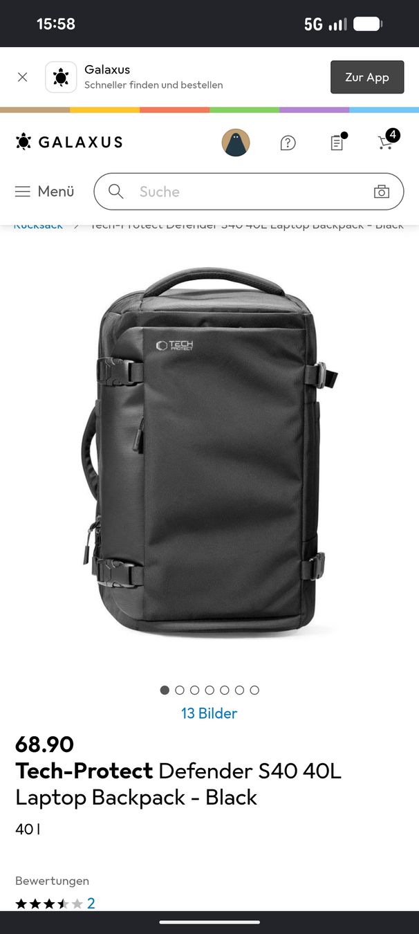 Hi-Tec Zaini: Neu Tech-Protect Rucksack 30l – Usato da Zürich venduto da Loulou_96 1