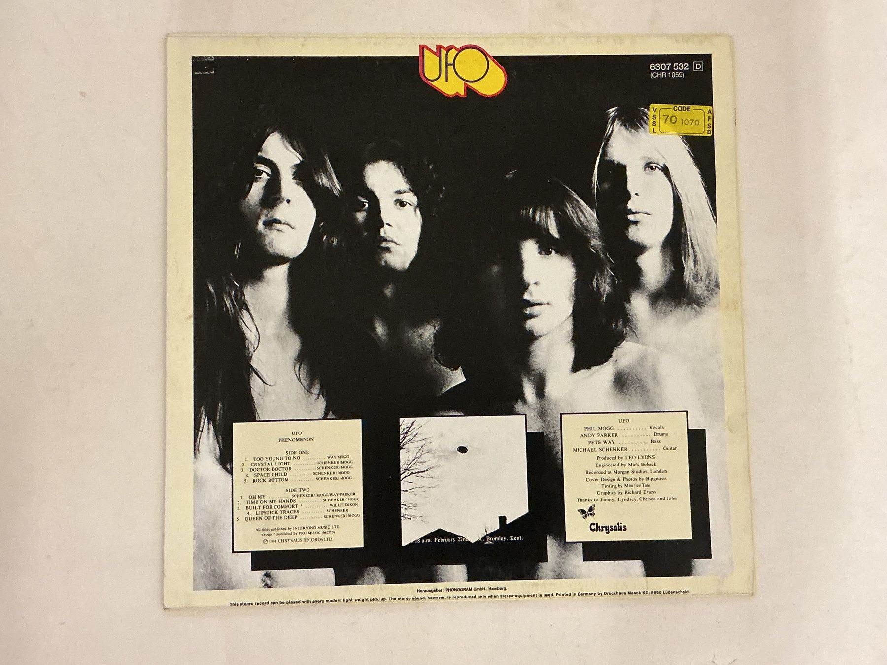 Dischi in vinile: UFO LP - Phenomenon (VG+) – Usato da Winterthur venduto da Tumko-Vinyl 1