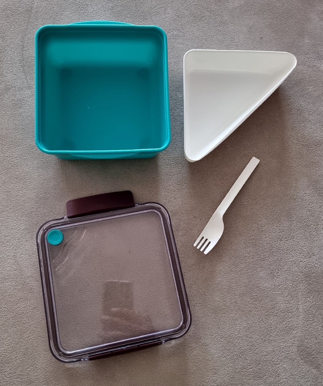 Contenitori & Simili: Lunch box compartimenté, avec fourchette 🍴 – Usato da Lausanne venduto da isa_2nnn 6
