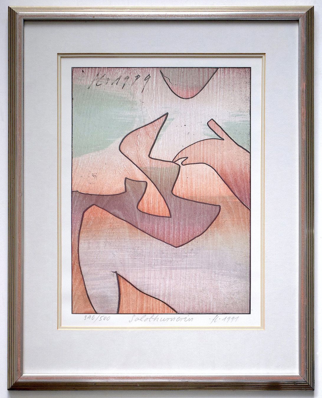 Gravures sur bois: Franz Eggenschwiler "Solothurnerin" Solothurn 1991 – D'occasion à Zürich par Kunstvoll