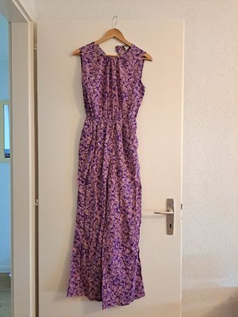 combinaison imprimée violette sans manches taille S