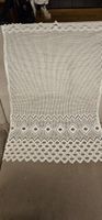 Vintage Fenstergardine, Sommerlich-Leicht!  52 x 82 cm