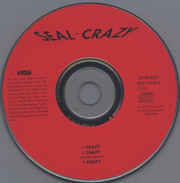 CDs: SEAL (CD-Maxi) Crazy – D'occasion à Zürich par Tarafo5 2