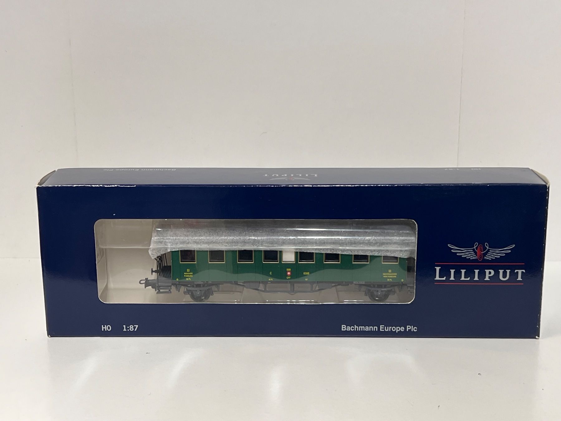 Liliput Modellini di ferrovie: Liliput L334472 SBB-CFF Oldtimerwagen 6086 – Nuovo e nell'imballaggio originale da Neuenhof venduto da ludovicco