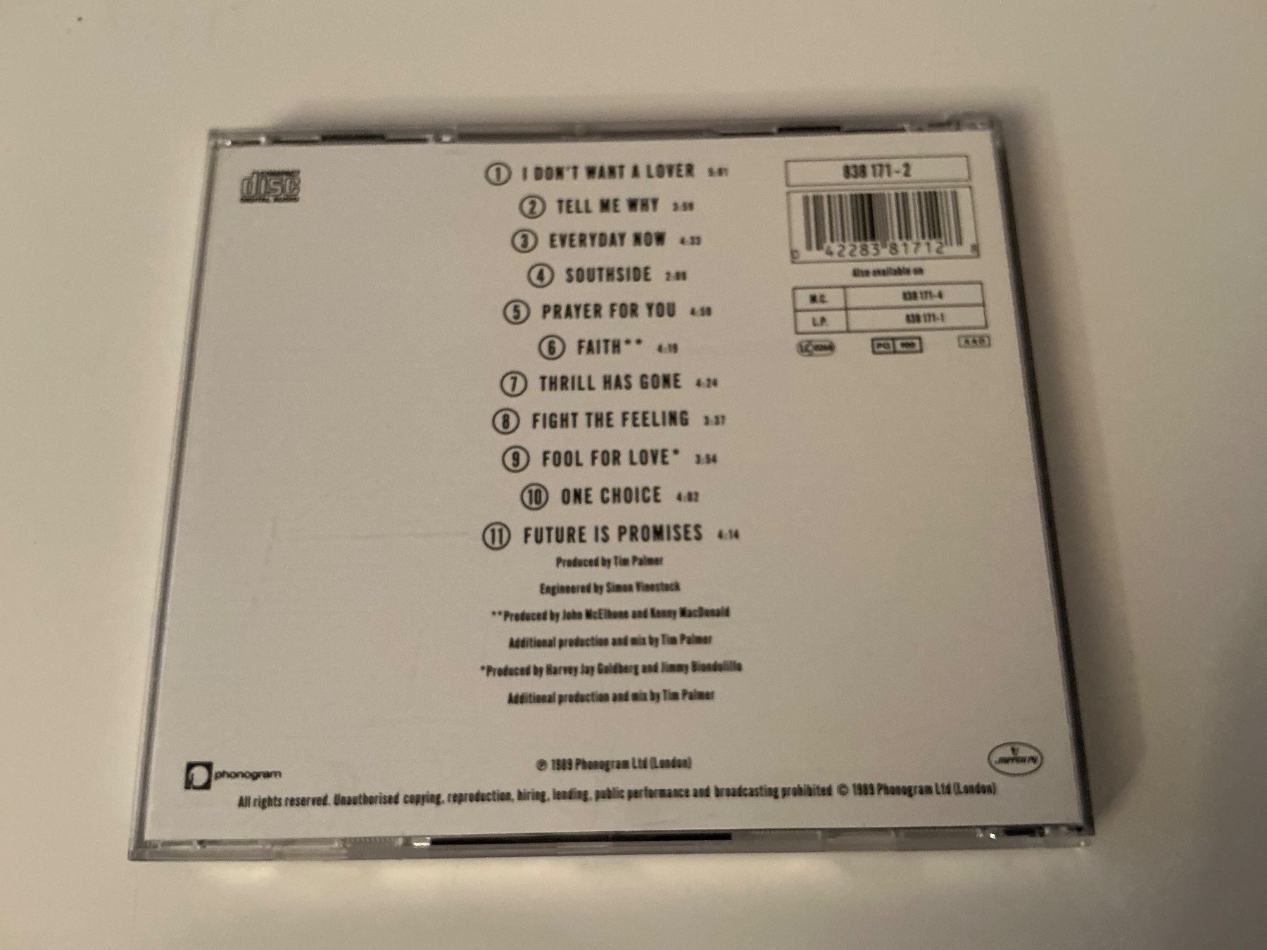 CD: Texas / Southside / 1989 – Usato da Dübendorf venduto da Shreck 1