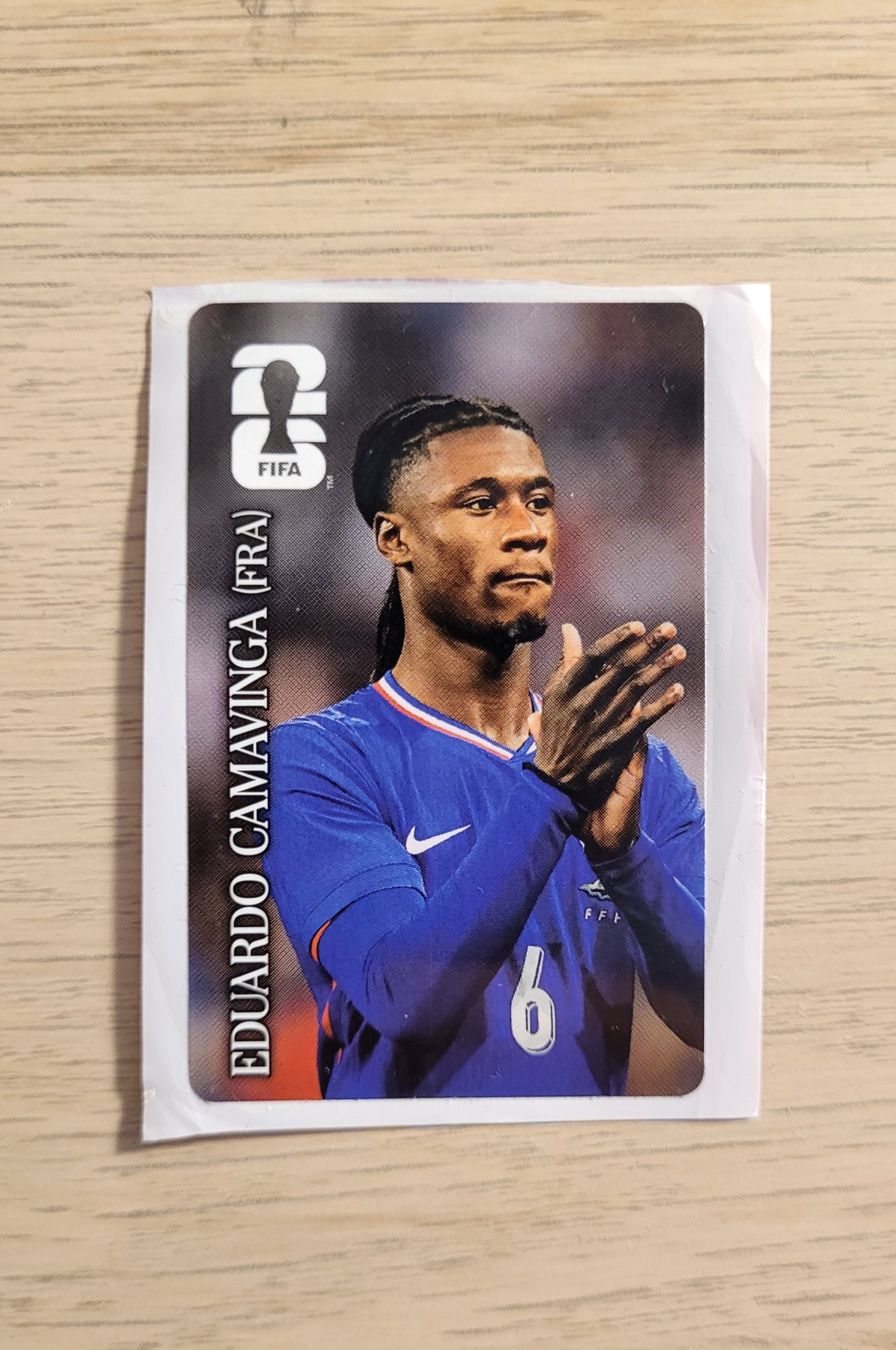 Panini Sammelbilder & Trading cards: WM26 Panini, Coca-Cola - CC3 Camavinga – Neu (gemäss Beschreibung) aus Frick von cliecjo