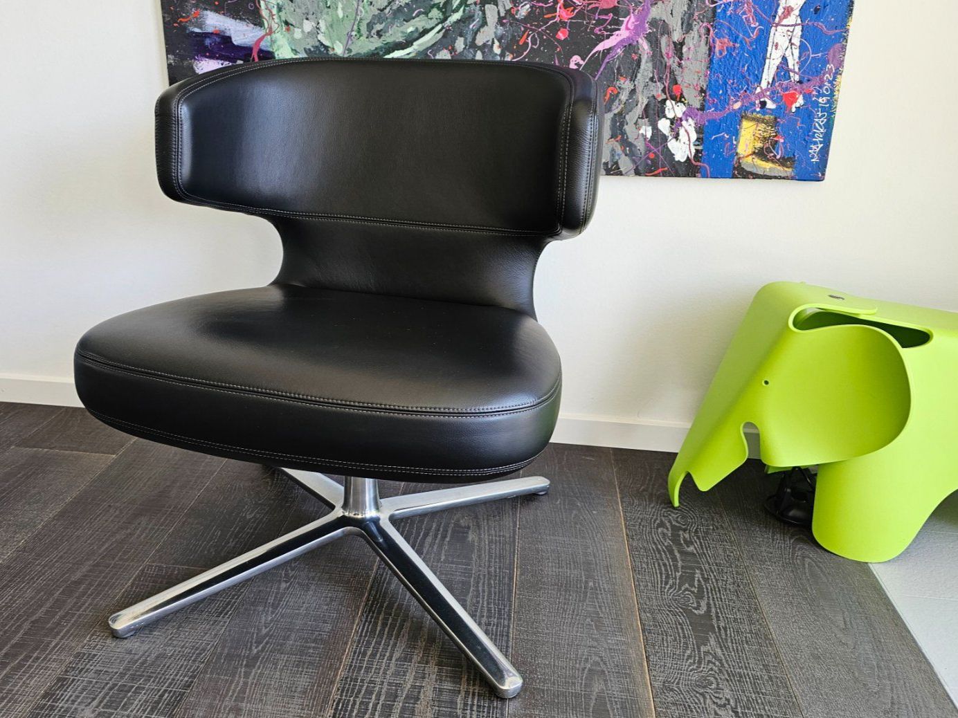 Vitra Poltrone: DESIGN VITRA Petit Repos Ledersessel – Usato da Münchenstein venduto da Trayo 1