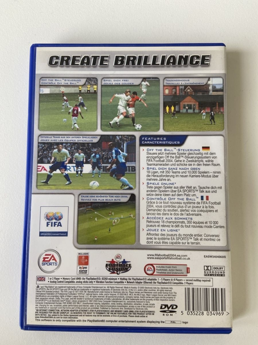 Sony Giochi: FIFA Football 2004 - Playstation 2 – Usato da Gossau SG venduto da shnizzle 1