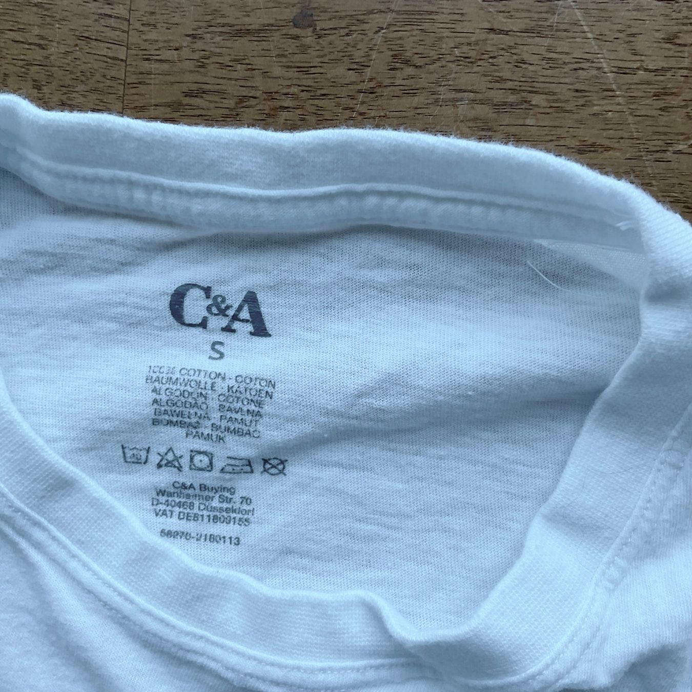 C&A Unterwäsche: Unterleibchen, C&A, weiss, Gr. S – Gebraucht aus Wattwil von Marlan3 1