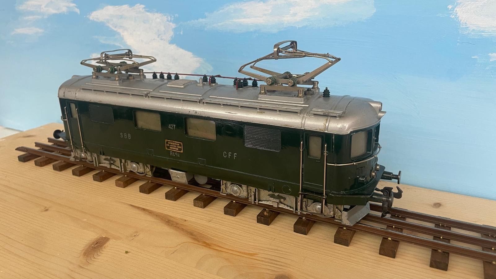 Hag Modellini di ferrovie: HAG Re 4/4 I Spur 0 – Usato da Birmensdorf ZH venduto da 6109
