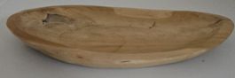 Holzschale aus unbehandeltem Holz