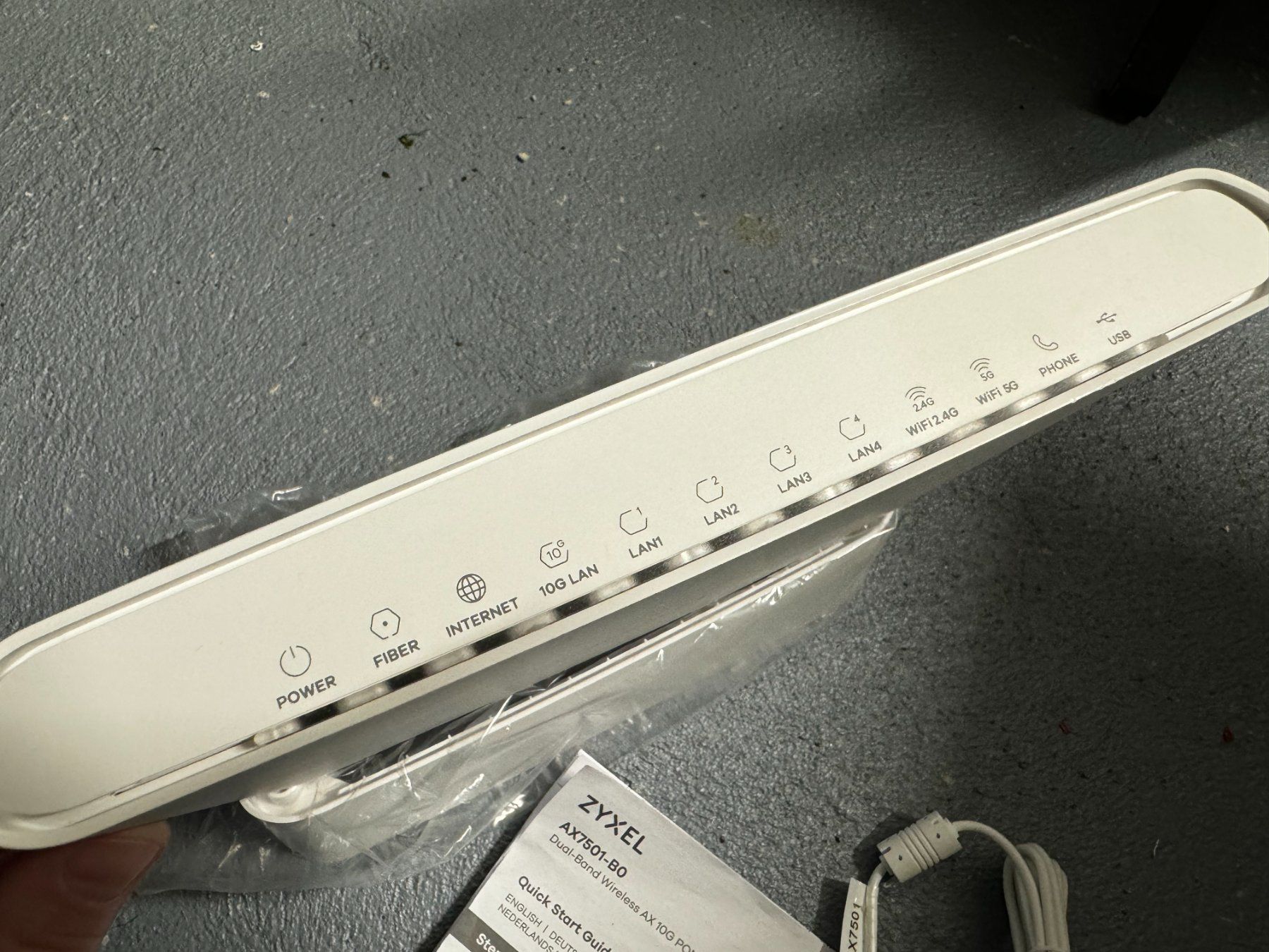 Zyxel Modems & Router: Zyxel AX7501-B0 XGSPON 10GBit Router – Gebraucht aus Kaltbrunn von Kirill2