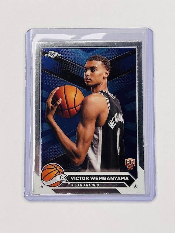 Carte collezionabili: 2023-24 Topps Chrome - Victor Wembanyama – Usato da Walliswil b.Wangen venduto da Swiss-Trading-Bros
