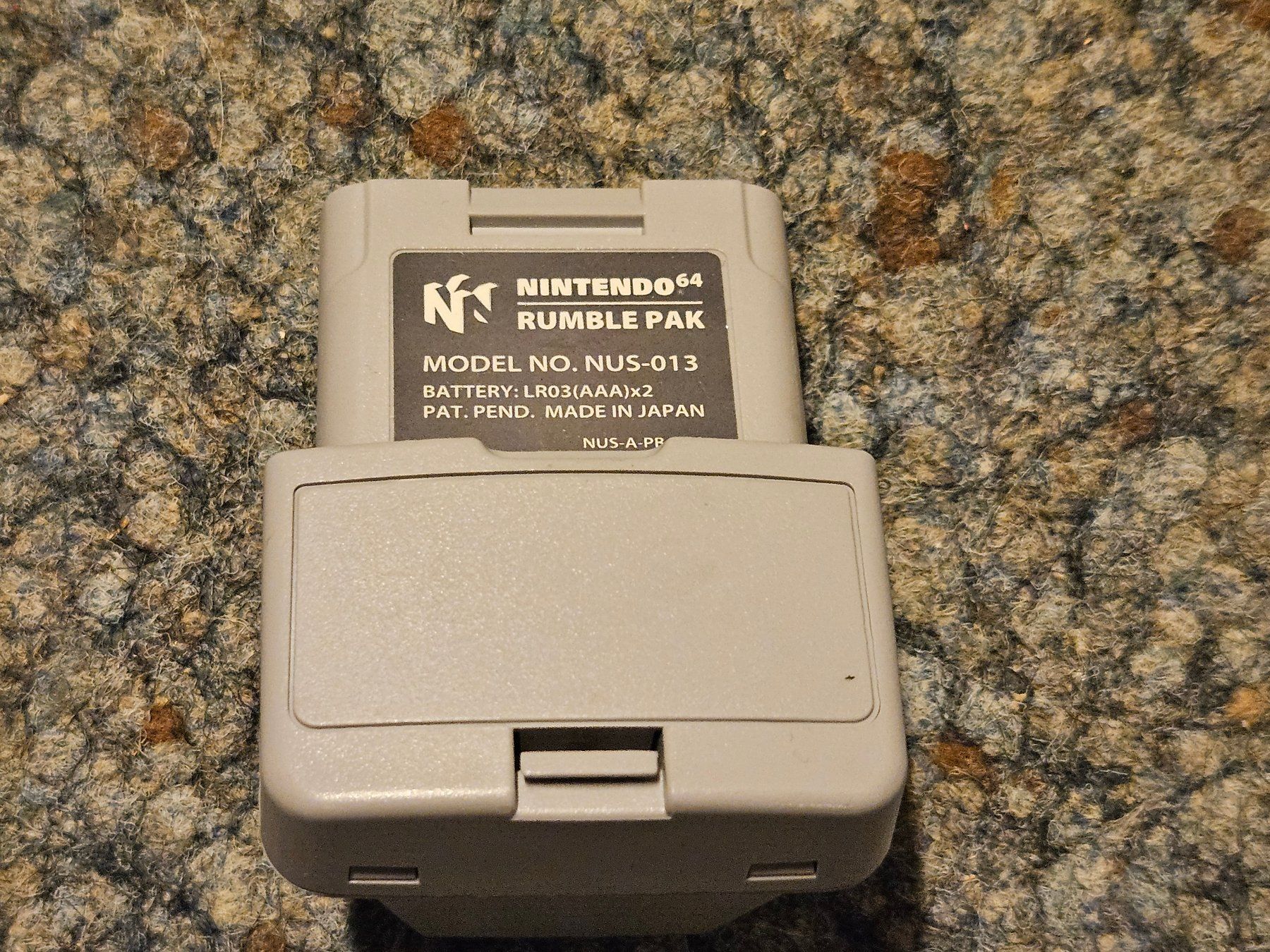 Nintendo Controller: Original Nintendo 64 N64 Rumble Pak – Usato da Hindelbank venduto da GameBoy1981 1
