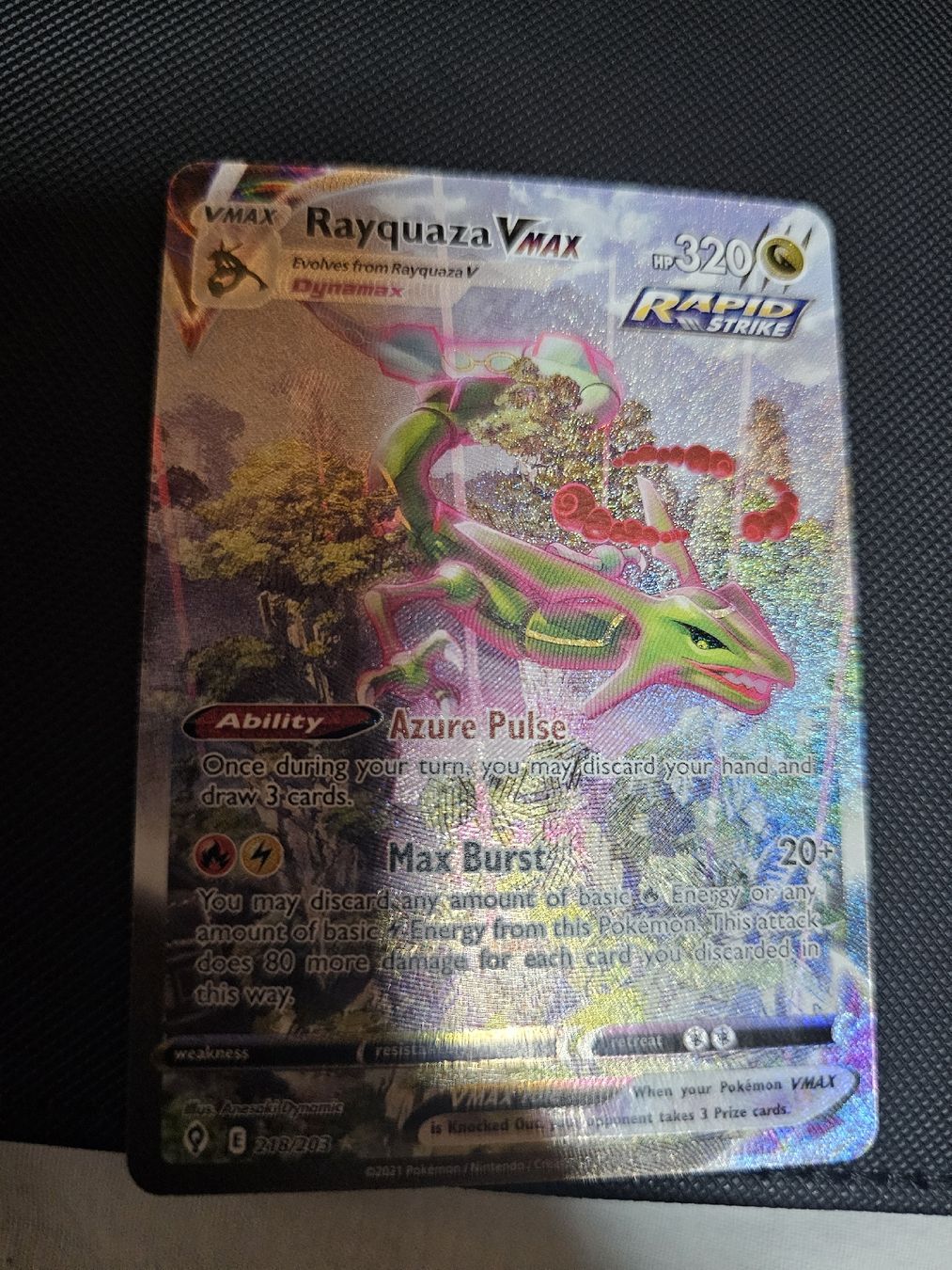 Cartoline: Rayquaza VMAX Evolving Skies 218/203 – Usato da Contone venduto da mas_w85c