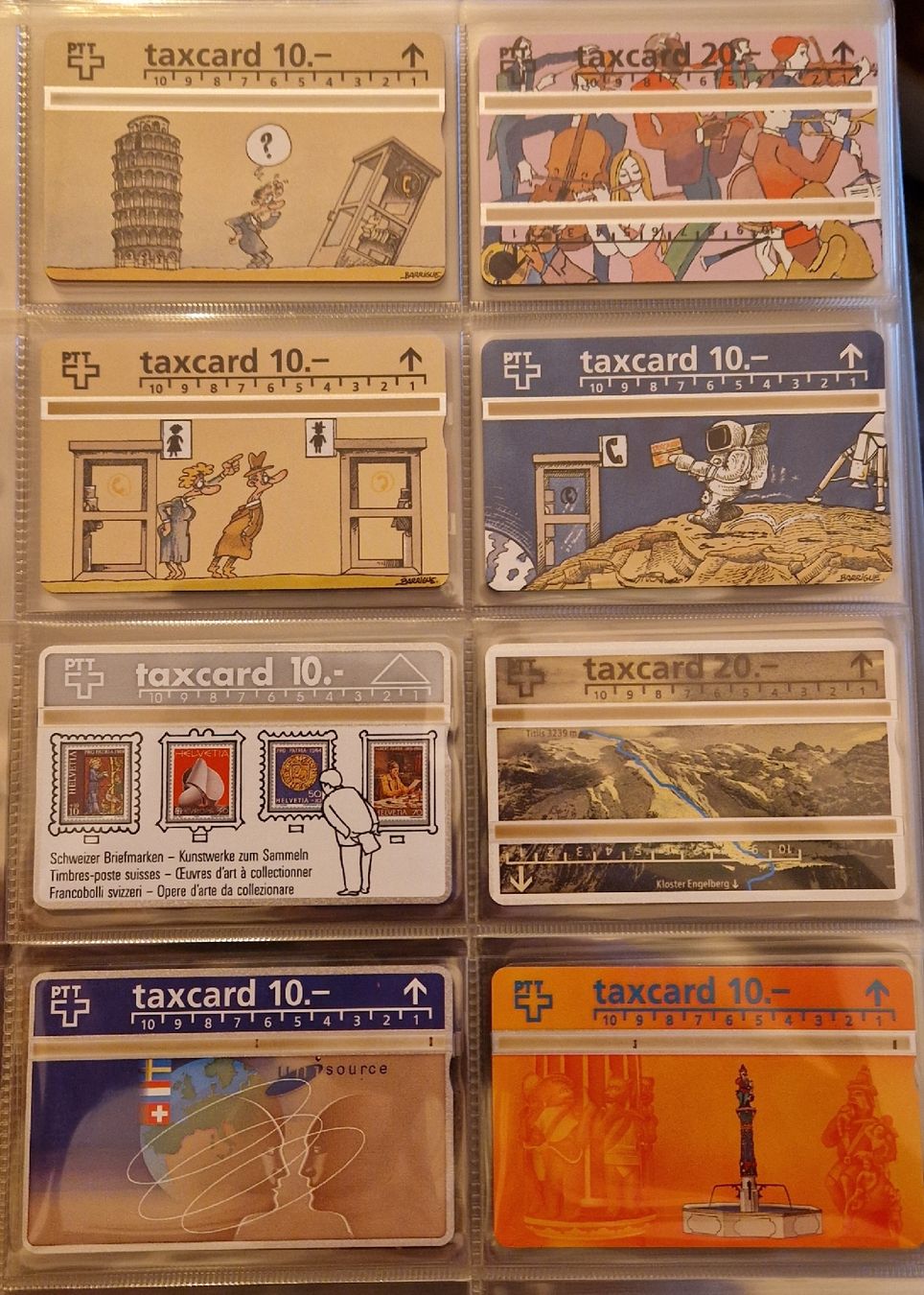 Album: Collection de 74 Taxcards – Nuovo e nell'imballaggio originale da Conthey venduto da babest70 2