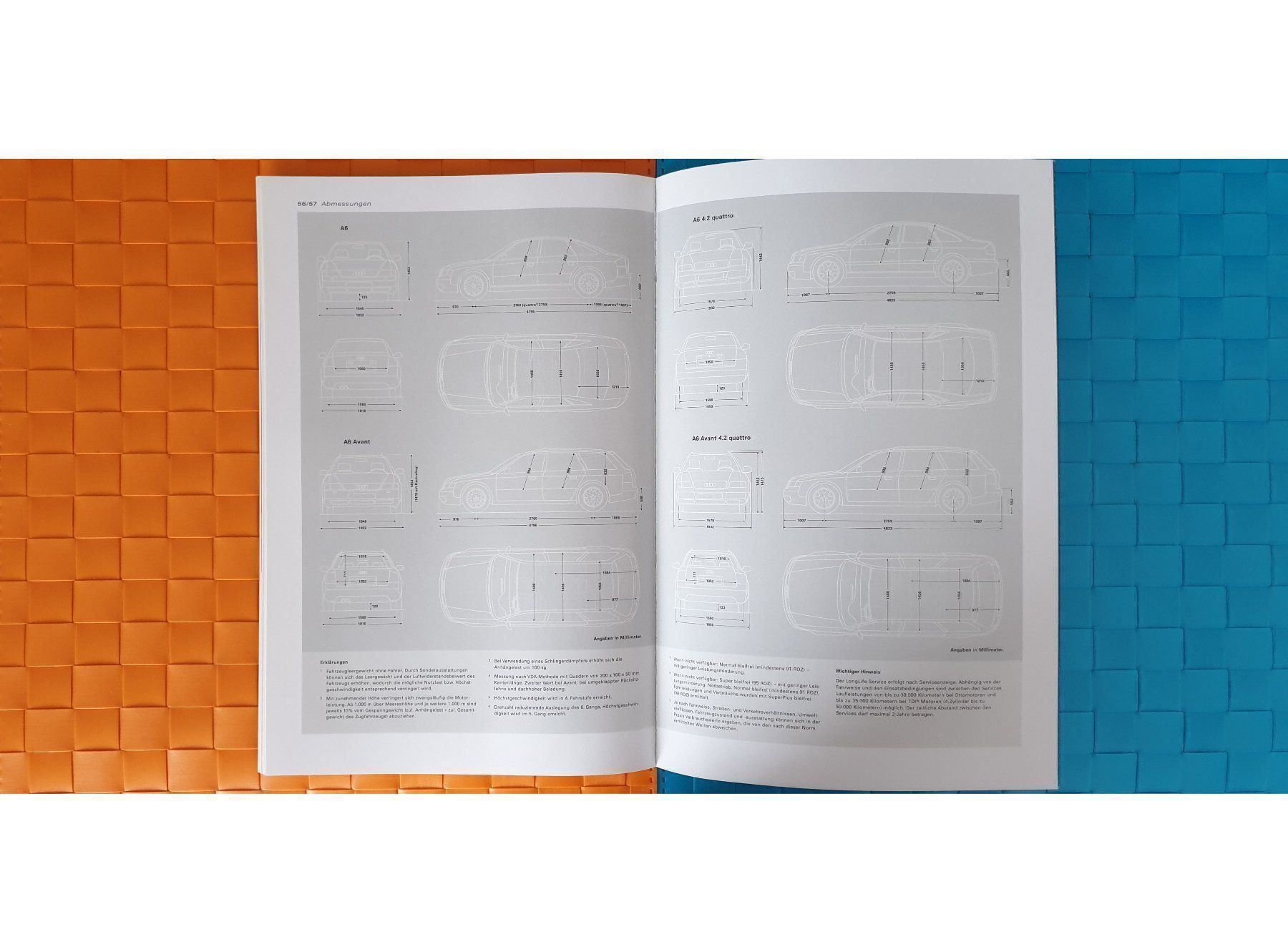 Documenti: AUDI A6 C5 1999 - Prospekt / Katalog – Usato da Viganello venduto da CARLiteratur 7