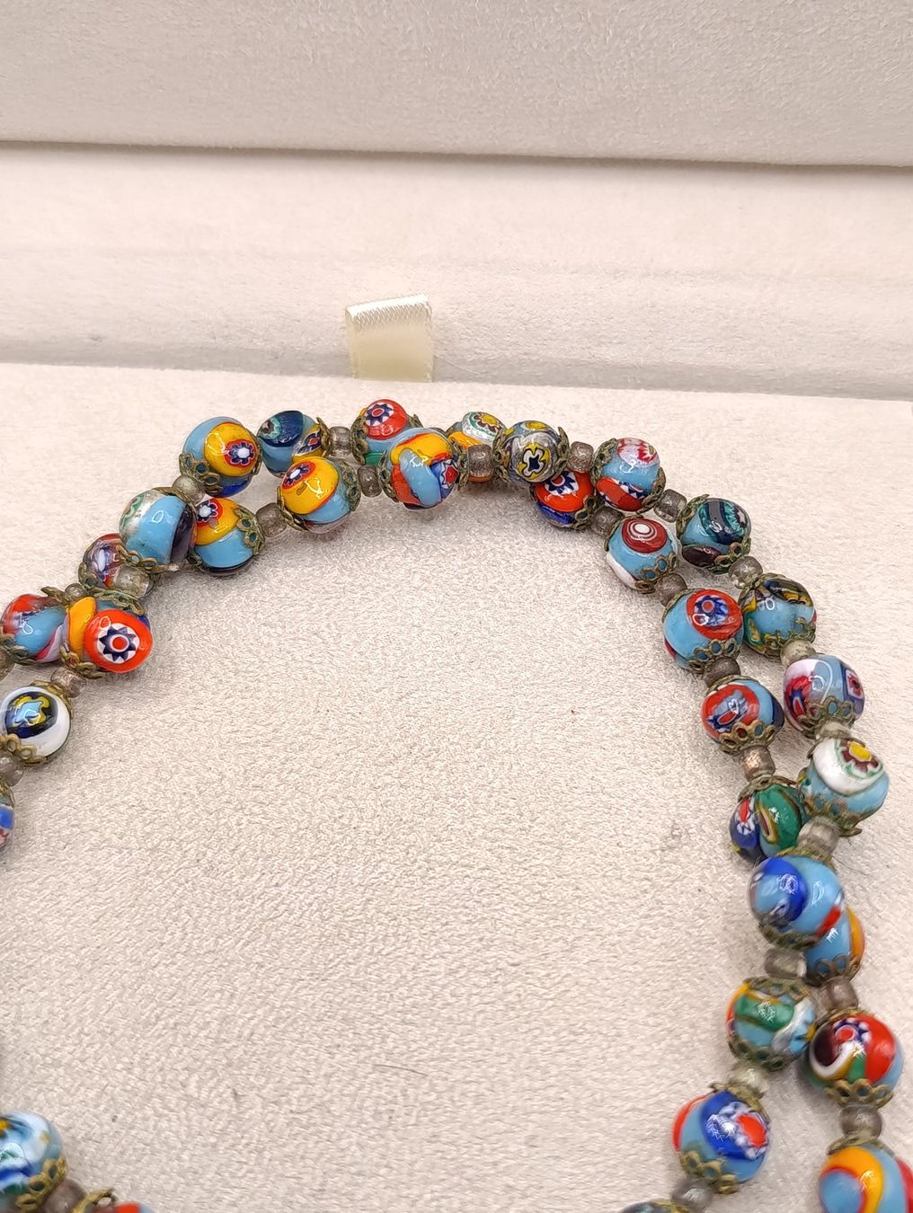 Murano Catenine: Vintage Murano bunte Halskette 80er Top – Usato da Steffisburg venduto da 1.Schmuckschatulle 4