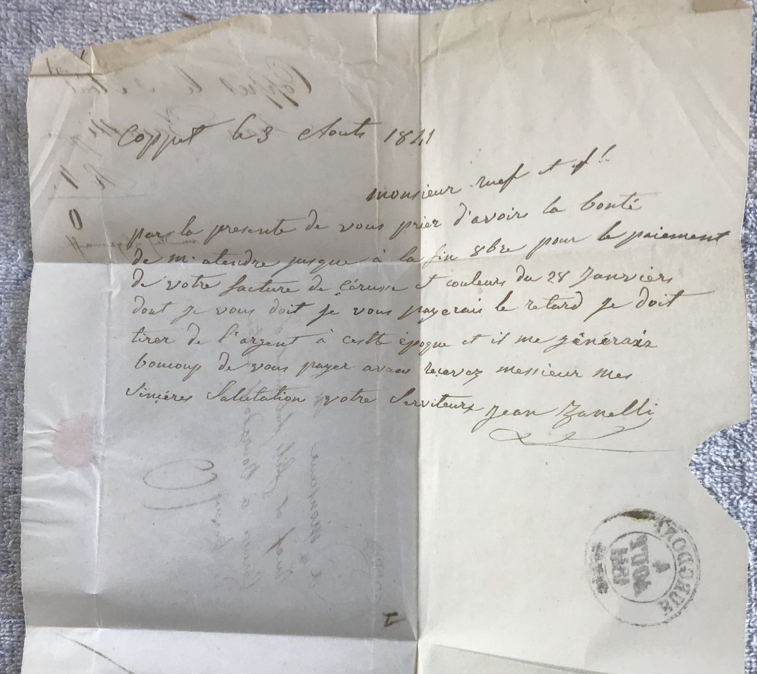 Documenti: ANTIKER BRIEF 1841 – Usato da Ostermundigen venduto da wini63 5