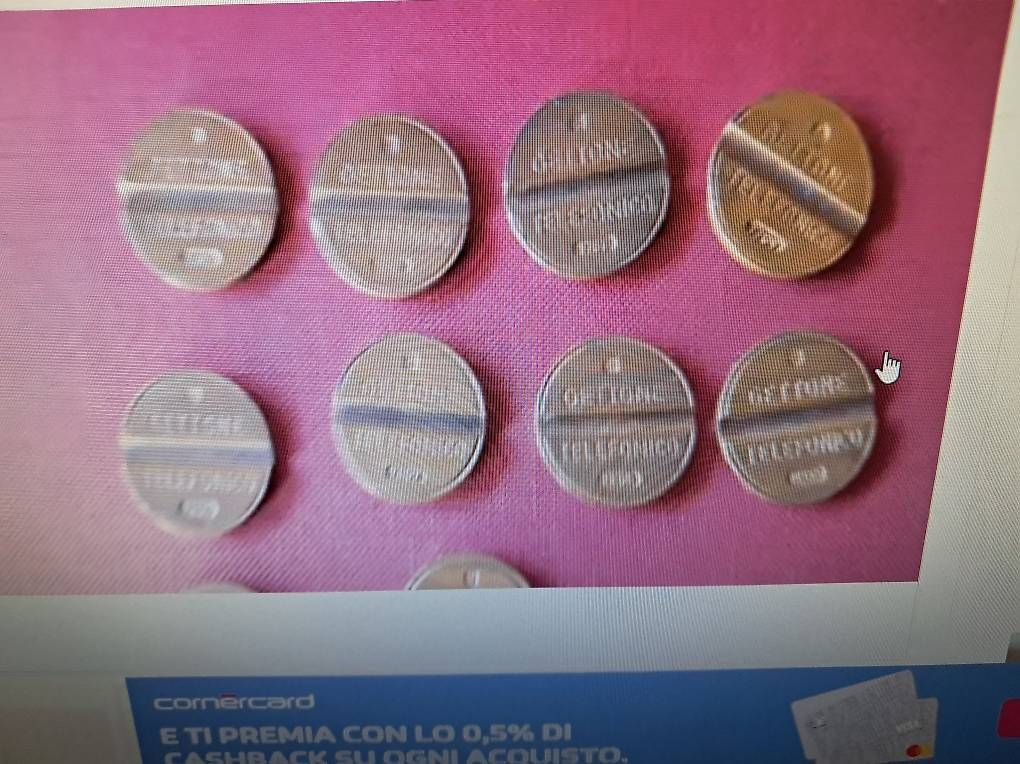 Telefoni: 10 vecchi gettoni  per ,telefono . – Usato da Figino venduto da cau_pcd6 2