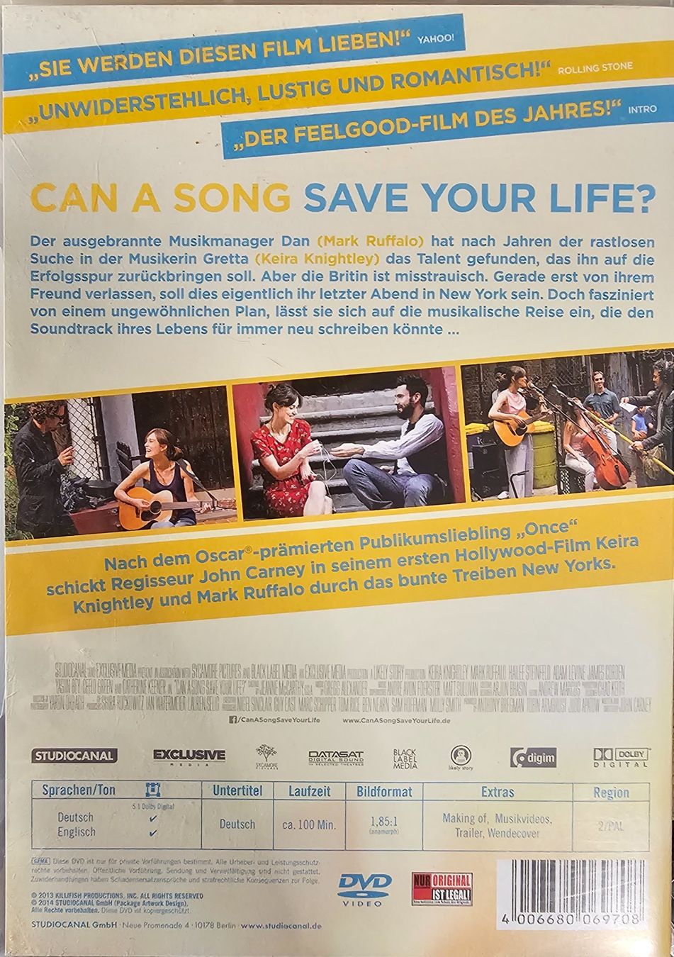 Tutti i DVDs: Can a song save your life? – Usato da Wahlen b. Laufen venduto da Cg10 1