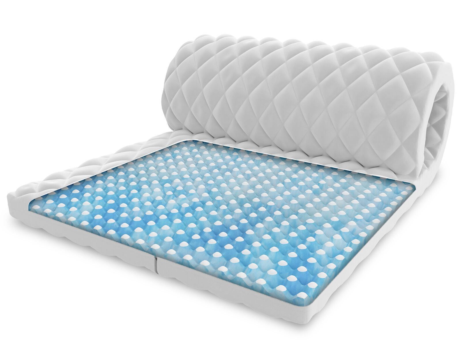 Matratzen: Topper 100x200 VANES - HÖHE: 4cm H4 – Neu und originalverpackt aus Wallenwil von toesstal-vertrieb